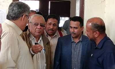 وكيل وزارة التربية والتعليم بمحافظة حضرموت يزور ثانوية حورة للبنين بوادي حضرموت