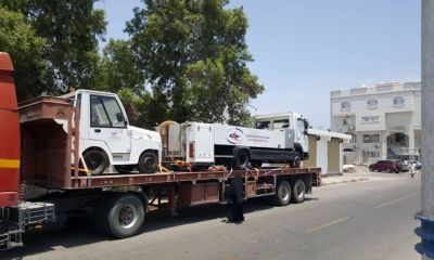 اليمنية تستقبل العام الجديد برفد أربع محطات داخلية بمعدات حديثة