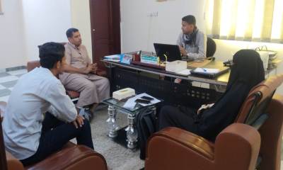 مدير وحدة النازحين بحضرموت في زيارة لمؤسسة أمل للتنمية.
