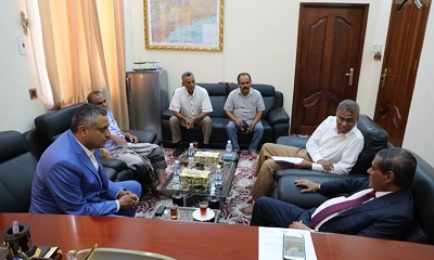 محافظ حضرموت يبحث مع وزير الثقافة التحضيرات لإقامة المهرجان الوطني للمسرح في دورته الثانية بالمكلا