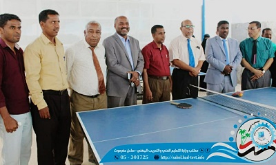 تدشين المهرجان الرياضي الثاني للعبتي كرة تنس الطاولة والشطرنج للطالبات بمجمع الكليات بفوة