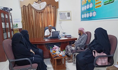 فرع جمعية الأمان بسيئون يعقد اجتماع مع مجلس تنسيق جمعيات ذوي الإعاقة بالوادي والصحراء