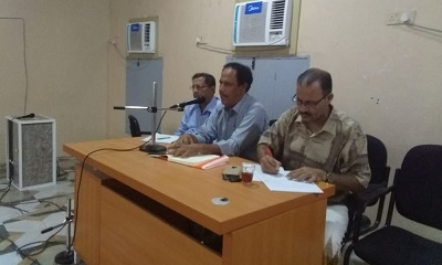 محاضرة في اتحاد أدباء وكتاب الجنوب فرع حضرموت عن الشاعر المحضار