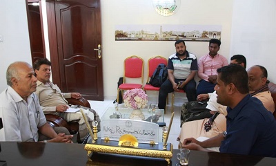 مناقشة التحضيرات الإعلامية المصاحبة لنهائي بطولة الهبة الحضرمية لكرة القدم
