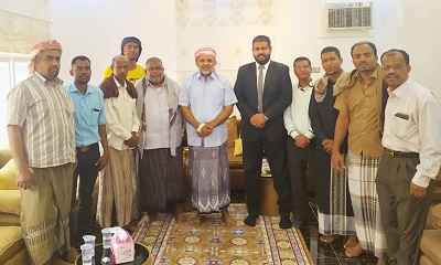 الجهوري يطمأن على صحة وكيل المحافظة لشؤون مديريات الوادي والصحراء