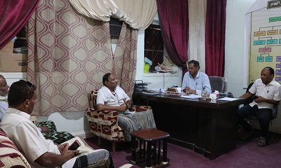 لجنة مهرجان الالفة للزواج الجماعي الاول بالقطن تواصل نزولاتها الميدانية