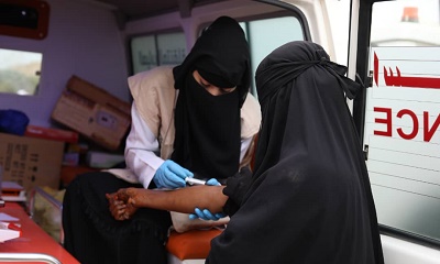 الهلال الأحمر الإماراتي يدشن مشروع العيادة المتنقلة في حضرموت