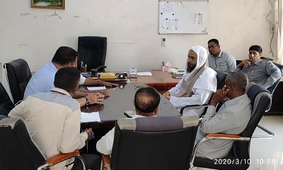 مدير عام مؤسسة كهرباء ساحل حضرموت يلتقي بالشيخ الفاضل صالح بن عمر الشرفي