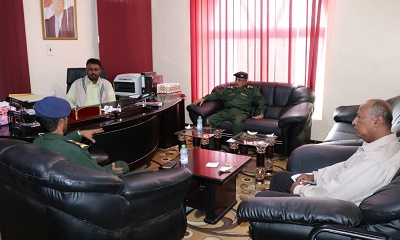 وكيل أول حضرموت يلتقي مدير كلية الشرطة