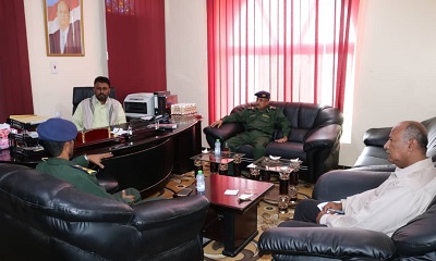 وكيل أول حضرموت يلتقي مدير كلية الشرطة