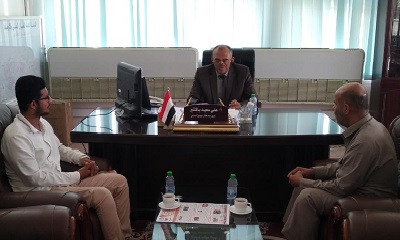 الشركة المتحدة للمنظفات تهدي مطار سيئون مطهرا للوقاية الصحية