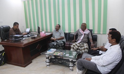 لجنة مهرجان الالفة للزواج الجماعي الاول بالقطن تزور مؤسسة احفاد العباس التنموية