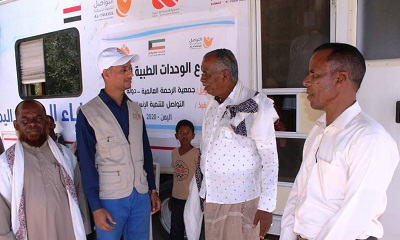 بتمويل كويتي .. قافلة طبية متنقلة بمنطقة الضبيعة وضواحيها بمديرية ساه