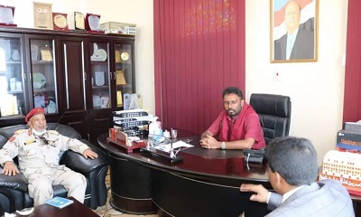 مناقشة تنفيذ الإجراءات الاحترازية لمواجهة كورونا بحضرموت