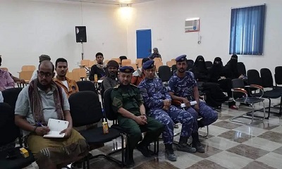 العميد التميمي يشارك في اختتام البرنامج التدريبي لمنتسبي الأمن والشرطة بساحل حضرموت