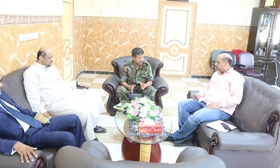 وكيل وزارة الصحة يطلع على إجراءات خفر السواحل وهيئة المصائد لحماية سواحل حضرموت من فايروس كورونا