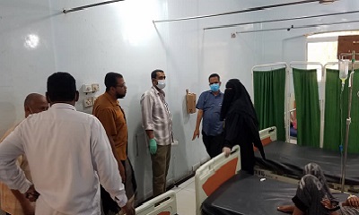 مستشفى المكلا للأمومة والطفولة تكمل استعداتها لمواجهة تحديات جائحة فيروس كورونا وتوفر مستلزمات السلامة لمنتسبيها