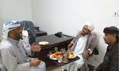 مدير عام تريم يلتقي بعميد دار المصطفى للدراسات الإسلامية
