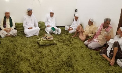 مدير عام سيئون يقدم واجب العزاء في الشخصية الإجتماعية والعلمية العلامة أبوبكر محمد حسان.