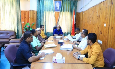 لجنة المناقصات بوادي وصحراء حضرموت تقر عدد من المشاريع.