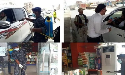 الأجهزة الأمنية بروكب تدشن الحملة التوعوية للوقاية من فيروس كورونا
