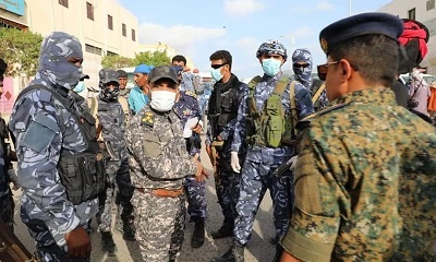 العميد التميمي يجري جولة تفقدية للديس والشرج أثناء حظر التجوال