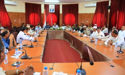 لجنة الطوارئ بوادي وصحراء حضرموت تقف امام مستجدات اكتشاف حالة مؤكد بفيروس كورونا بساحل حضرموت