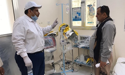 افتتاح قسم العزل العلاجي بمستشفئ مديرية شبام العام
