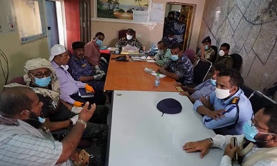 العميد التميمي في زيارة تفقدية للمناطق الشرقية بساحل حضرموت ويشدد على رفع الجاهزية لدى منتسبي الأمن