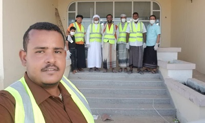 برعاية المؤسسة المحلية للمياه والصرف الصحي بوادي حضرموت ... مبادرة انت وطن تدشن توزيع الحقائب الوقائية للحماية من جائحة كورونا..
