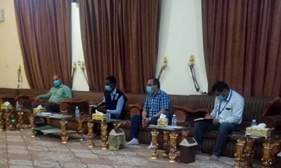 محافظ حضرموت يلتقي وفد منظمة الصحة العالمية الزائر للمحافظة حالياً