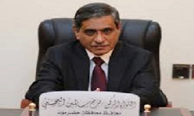 محافظ حضرموت يجري إتصال بقائد قوة حماية الشركات يشكره خلاله على النجاحات اليومية التي تحققها قواته في مكافحة تهريب القات