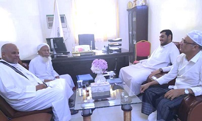 عضو مجلس الشورى والشخصية الدينية والاجتماعية الشيخ العلامة / علي بكير يشيد بما يقدمه مؤتمر حضرموت الجامع في النهوض بحضرموت
