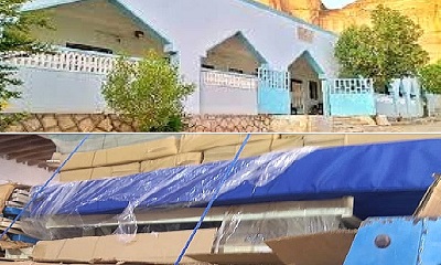 مدير مكتب الصحة والسكان بمديرية حورة ووادي العين يتَسَلَّم تجهيزات غرفة عناية مركزة لمستشفى حورة
