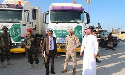 المحافظ البحسني يدشن مشروع تأمين وتوزيع المساعدات الغذائية للمتضررين من الإجراءات الاحترازية للوقاية من وباء كورونا