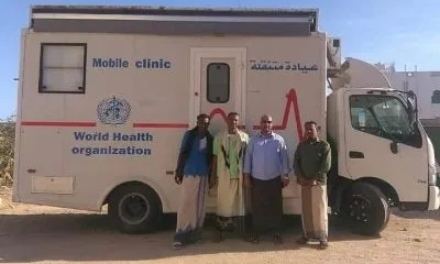 صحة ساحل حضرموت تقدم عيادة متنقلة لأبناء ميفع والمناطق المجاورة