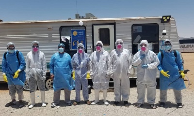منفذ الوديعة يستقبل العالقين والفرق الطبية والإدارية والعسكرية تقوم بواجبها في خدمتهم
