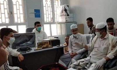 قيادة مبادرة أنت وطن تلتقي بمدير المركز الصحي بمنطقة الغرفة لتنسيق تنفيذ حملة رش واسعة