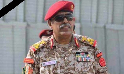 الشيخ بن حبريش يُعزي بوفاة العميد ركن شيخ مصطفى الحامد