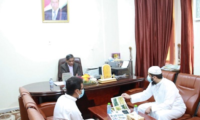 محافظ حضرموت يبحث مع قيادة مؤسسة نهد التنموية سبل دعم المواطنين في المديريات الغربية المتضررة من الأمطار والسيول