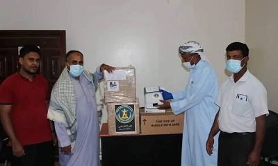 لجنة كورونا انتقالي حضرموت تسعف مستشفى ابن سيناء بدفعة جديدة من الأجهزة والمستلزمات الطبية