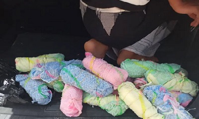 ضبط كمية من القات وإفشال عملية تهريبها بنقطة الهجرين