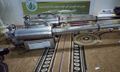 ملتقى شباب شرمة التطوعي ينفذ حملة الرش الضبابي للقضاء على البعوض