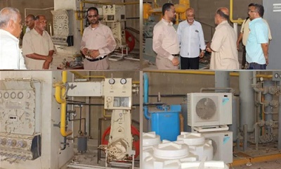 مدير صحة ساحل حضرموت يلتقي مدير الكهرباء للعمل على ربط مصنع الأكسجين بالطاقة الكهربائية وتشغيله