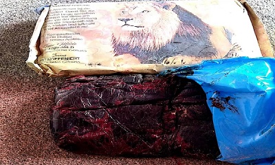 أفراد نقطة رأس حويرة يحبطون عملية تهريب كمية كبيرة من مادة الحشيش الأفغاني
