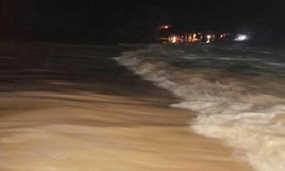 سيول الأمطار في حضرموت تقطع الخط الرابط بين سيئون والمكلا