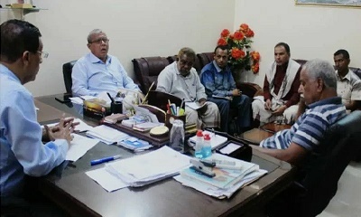 مناقشـة سبل استئناف الدراسة بمعاهد التعليم الفني والتدريب المهني بساحل حضرموت