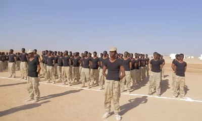 محاضرة توجيهية للأفراد المستجدين بمعسكر الكتيبة الخاصة