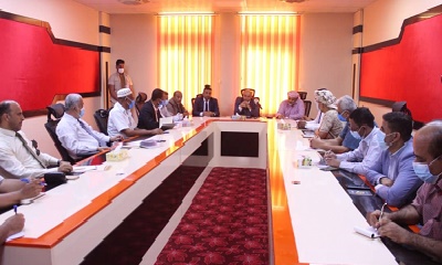 الخنبشي يرأس اجتماعا موسعا بالمكلا لمناقشة الوضع الوبائي بحضرموت