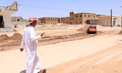 مدير عام مديرية سيئون يتفقد حجم الأضرار التي لحقت بعدد من أحياء مديرية سيئون.
